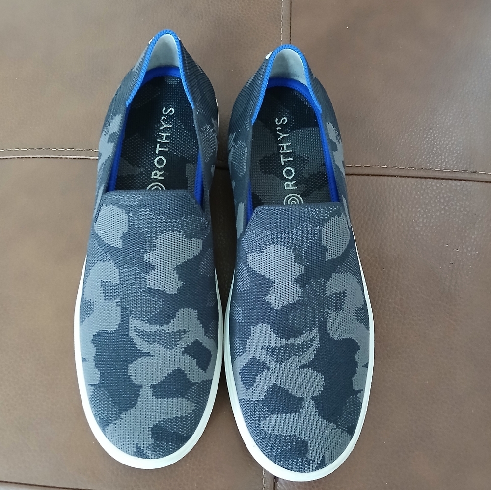 Rothy's‎ The Original Slip On Sneaker Grey Camo
